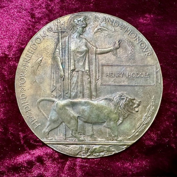Armoury Antiques and Militaria Death Plaque